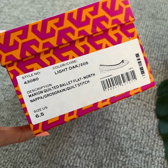 Tory Burch Ballet Flats Marion Quilted North Nappa Size 6.5 and 7 - Picture 9 of 14